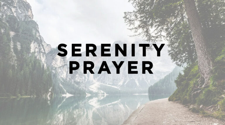 Serenity Prayer